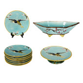 A JOSEPH HOLDCROFT MAJOLICA PA