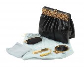 A JUDITH LEIBER BLACK SNAKE LE