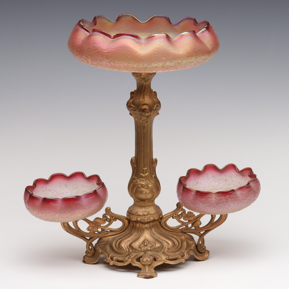 A JUGENDSTIL INFLUENCE EPERGNE WITH