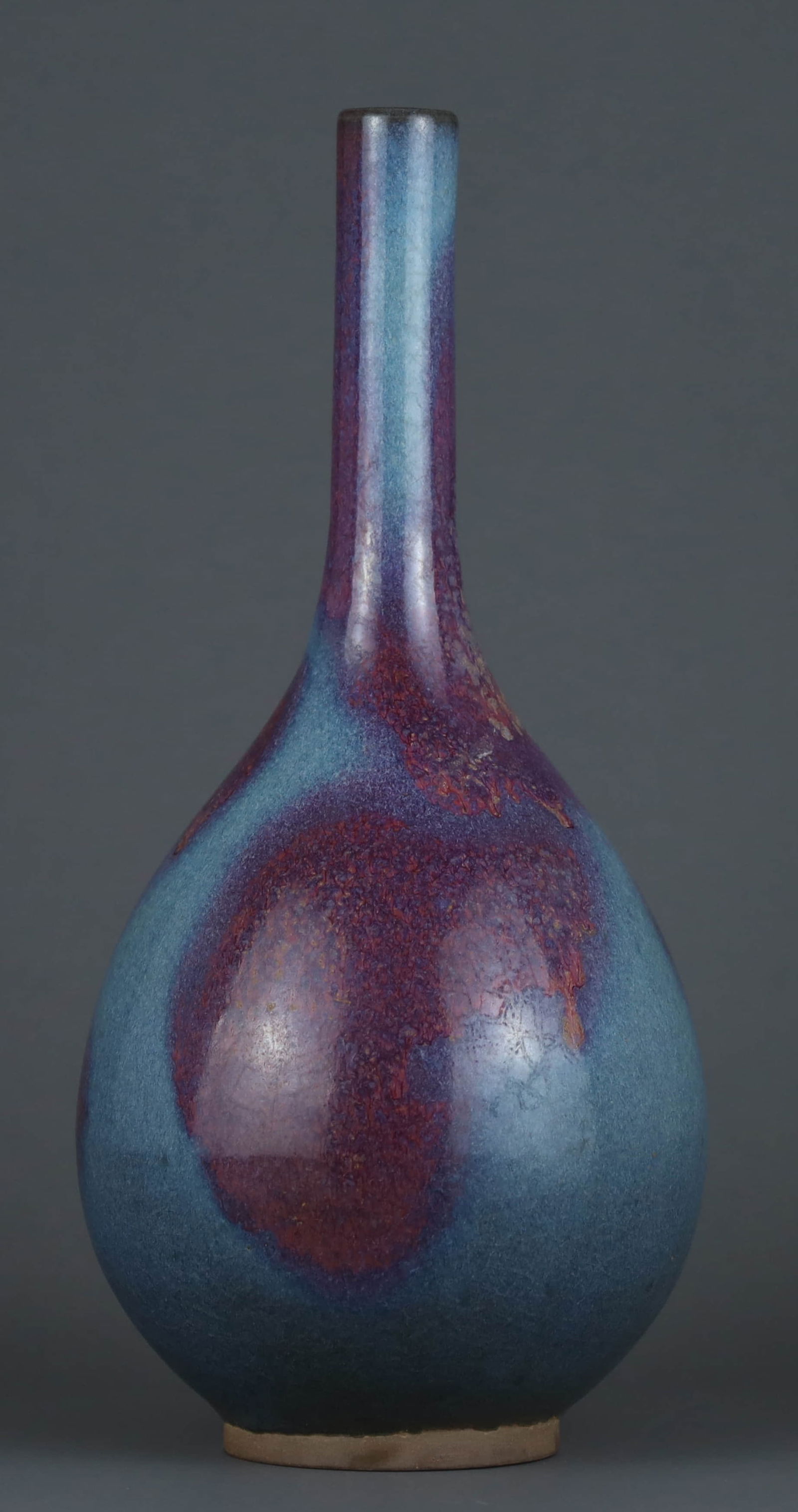 A JUN TYPE PURPLE-RED GLAZE 