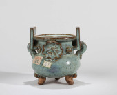 A JUN TYPE TRIPOD CENSER<br>A