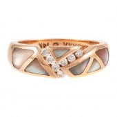 A KABANA DIAMOND & MOP INLAID
