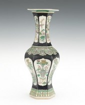 A Kangxi Style Famille Noir Va