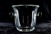 A KARL SPINGER GLASS CHAMPAGNE