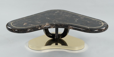 A Karl Springer Style Horn Clad