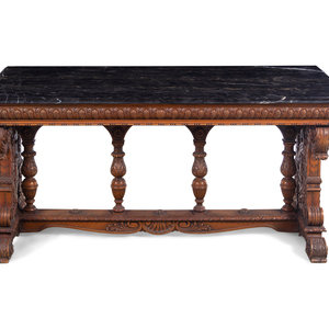 A Karpen Renaissance Revival Carved