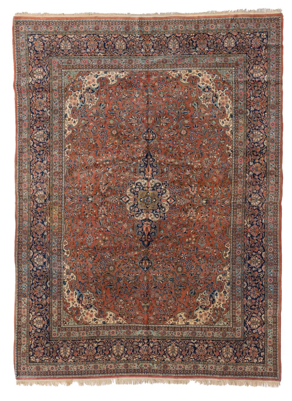A KASHAN AREA RUGA Kashan area rug,