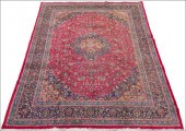 A Kashmar Carpet Rose colored