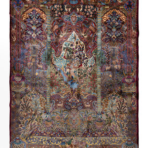 A Kashmar Wool Rug Second Half 20th