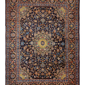 A Kashmar Wool Rug Second Half 20th
