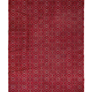 A Kayseri Wool Rug Second Half 20th