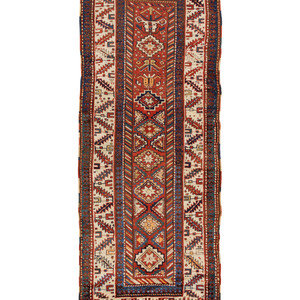 A Kazakh Wool Rug Circa 1900 8 feet