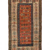 A Kazakh Wool Rug
Circa 1900
7