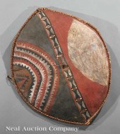 A Kenyan Painted Hide Shield K