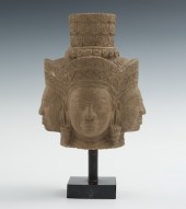 A Khmer Carving of Hindu God B