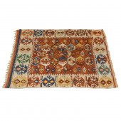 A KILIM CARPET, 3'5" X 4'9" A