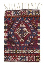 A Kilim Flatweave Carpet havin