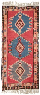 A KILIM RUNNERA Kilim runner,
