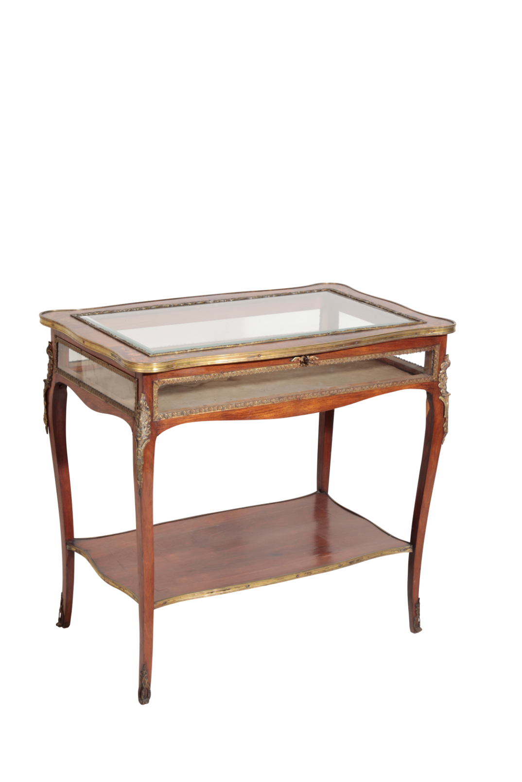A KINGWOOD AND MARQUETRY BIJOUTERIE
