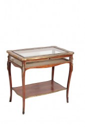 A KINGWOOD AND MARQUETRY BIJOU
