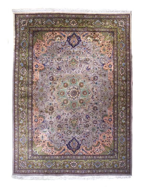 A Kirman Wool Carpet having allover