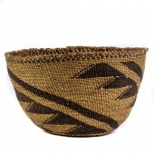 A KLAMATH HAT BASKET A Klamath