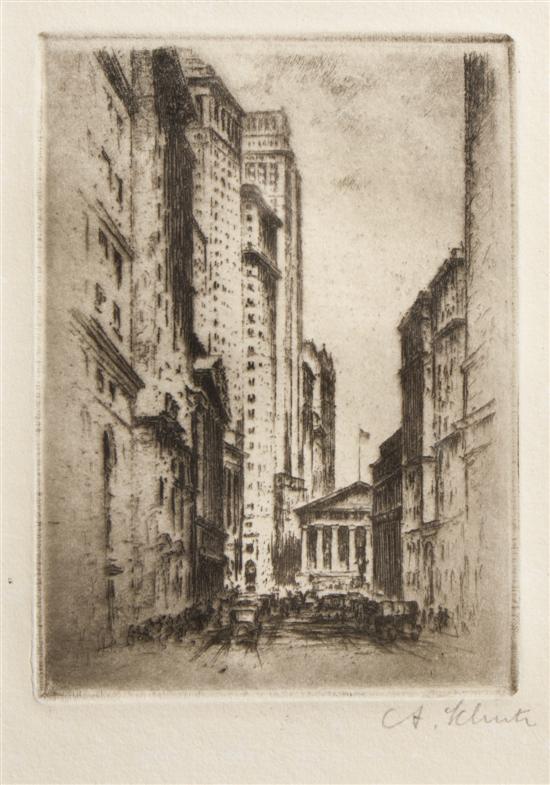 A. Kluth (20th century) Wall Street