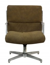 A KNOLL STYLE SUEDE EXECUTIVE