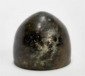A KOREAN BRONZE MAMMIFORM CUPA