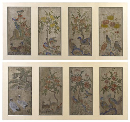 A Korean Eight-Panel Paper Screen