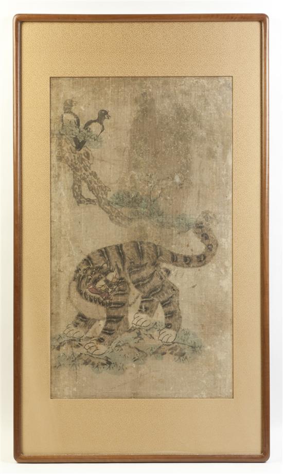 A Korean Painting on Paper the