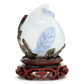 A KOREAN PORCELAIN PEACH<br>A