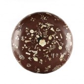 A KOREAN RED LACQUER MOTHER-OF