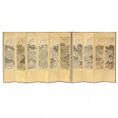 A KOREAN TEN-PANEL FOLDING SCR