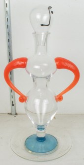 A KOSTA BODA GLASS FIGURAL DEC