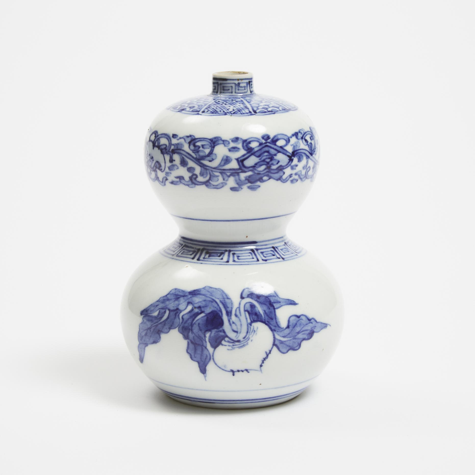 A Koto-Yaki Blue and White