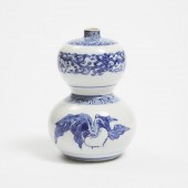 A Koto-Yaki Blue and White Dou