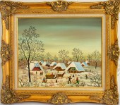 A. KOWALSKI FOLK ART WINTER SC