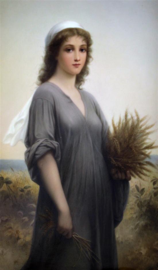 A KPM Berlin porcelain plaque of