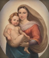 A KPM Porcelain Plaque of The