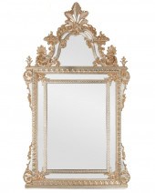 A LA BARGE ROCOCO-STYLE CARVED