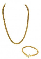 A LA PAGODE 22KT. WHEAT CHAIN