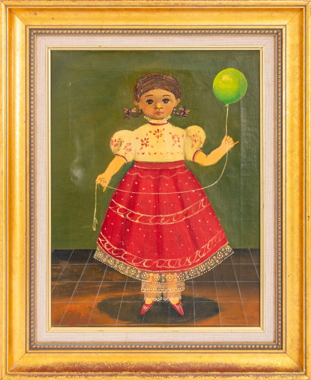 A. LABIOS, GIRL WITH GREEN BALLOON,