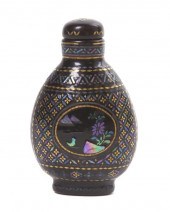 * A Lac Burgaute Snuff Bottle