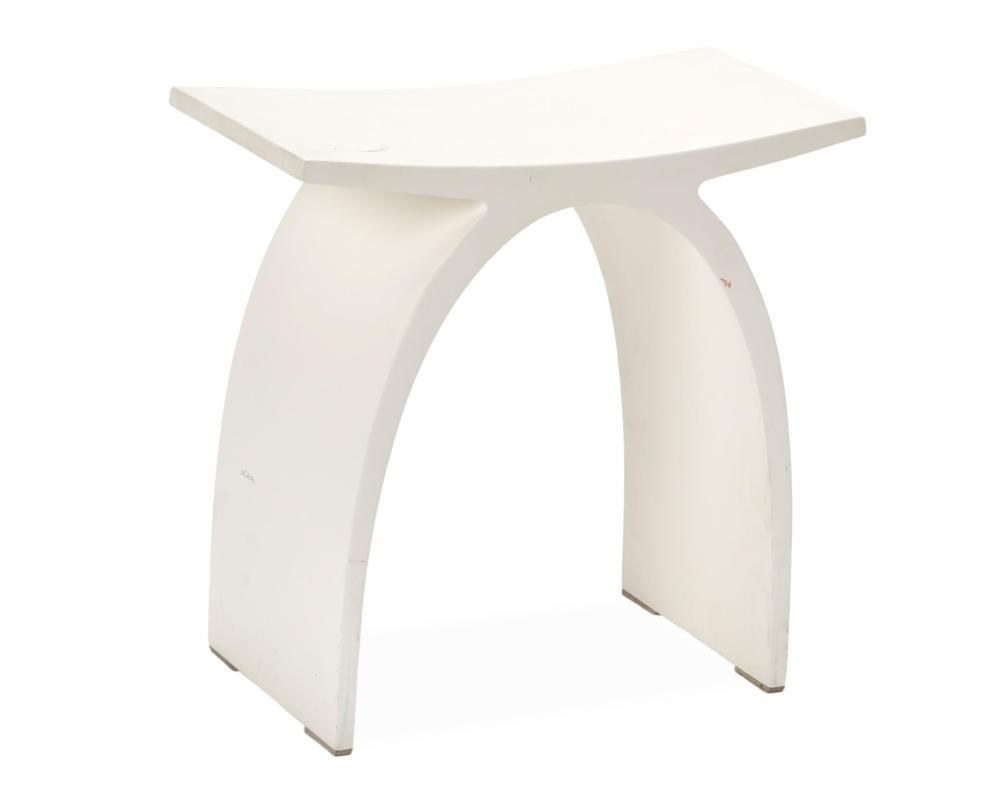 A LACAVA "OVALE" BATHROOM STOOLA