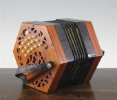 A Lachenal & Co mahogany conce