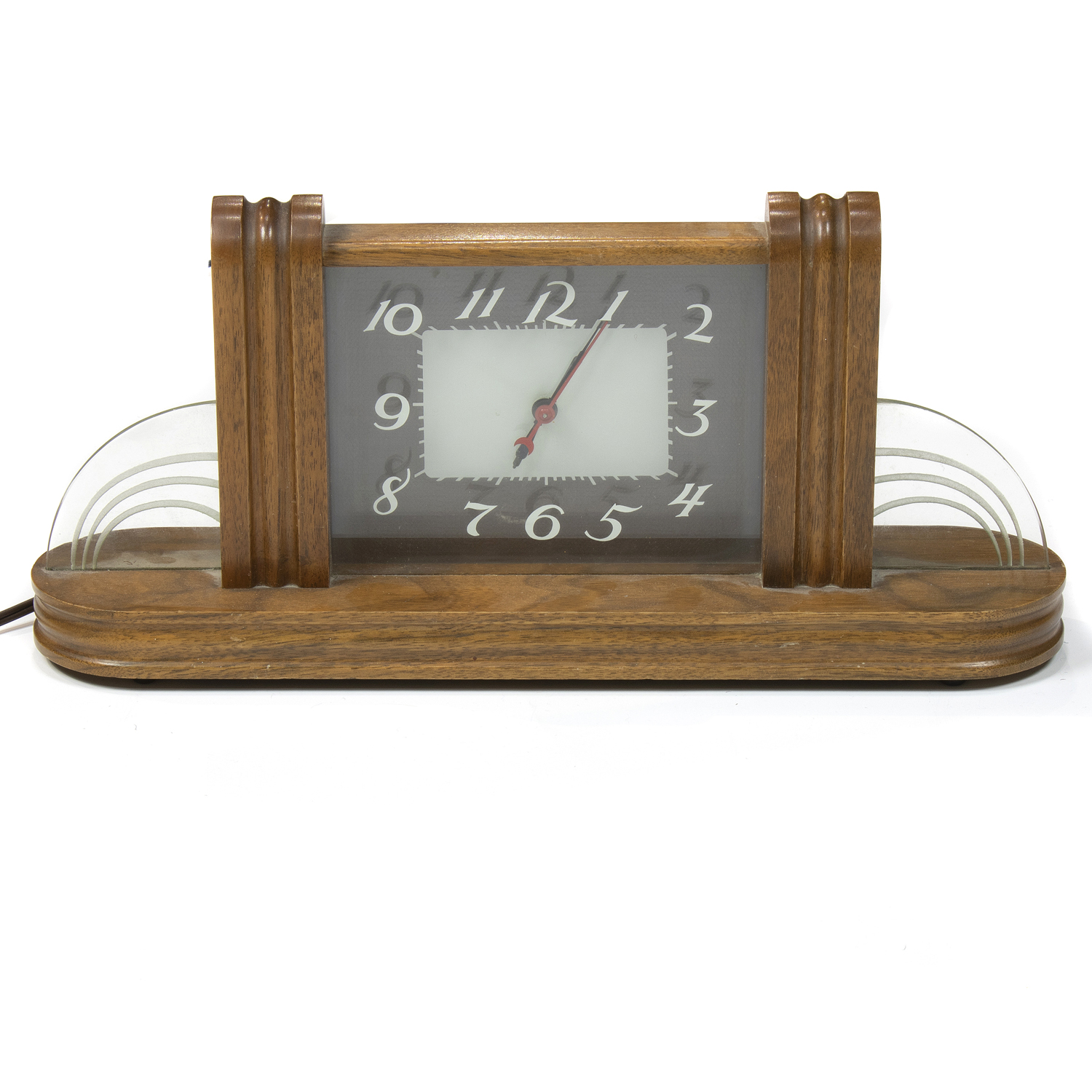 A LACKNER DECO NEON CLOCK A Lackner