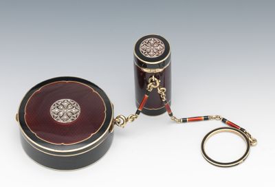 A Ladies' 14k Gold Enamel and