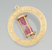 A Ladies' 14k Gold "Grow Old W