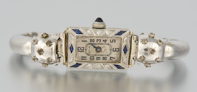 A Ladies' Art Deco Diamond and